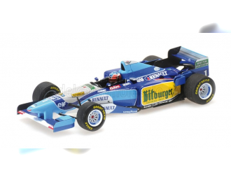 BENETTON F1 B195 Team Mild Seven Renault №1 World Champion Winner Pacific Gp (1995) Michael Schumacher, Blue Yellow