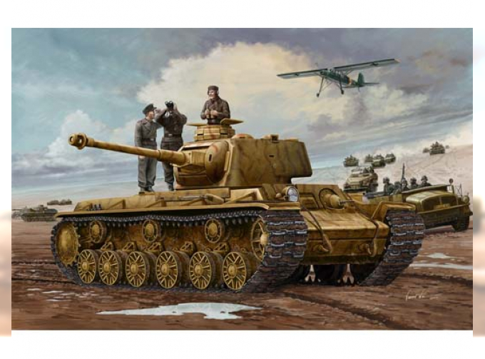 Сборная модель Танк Pz.Kpfw KV-1 756 ( r )