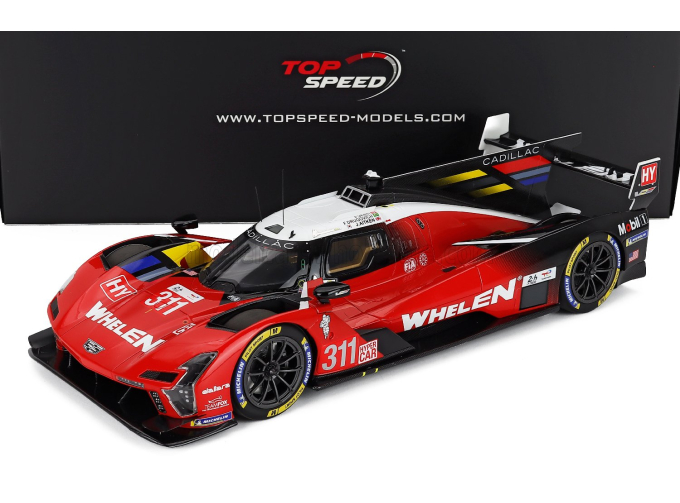 CADILLAC V-series R 5.5l V8 Team Cadillac Whelen №311 24h Le Mans (2025) Jack Aitken - Felipe Drugovich - Frederik Vesti, Red Black