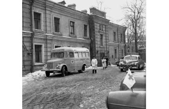 Санитарный автомобиль, г. Ленинград, 1957 г.