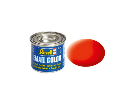 Краска алкидная Флюоресцентный оранжевый, матовая, 14 мл