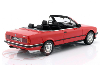 BMW 325i (E30) Cabriolet (1986), red (bright red 308)
