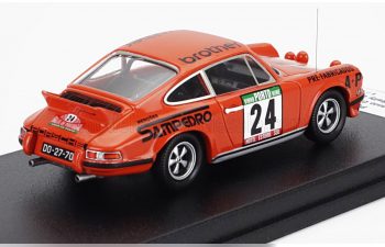 PORSCHE 911 Carera Rs Coupe (night Version) №24 Rally Portugal (1979) Antonio Diegues - Henrique Alegria, Orange