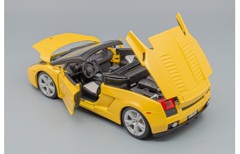 LAMBORGHINI Gallardo Spyder Roadster, Gold Collection, желтый