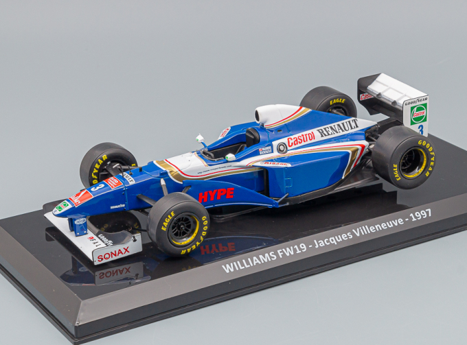 WILLIAMS FW19 #3 "Rothmans Williams Renault" Jacques Villeneuve Чемпион мира (1997)