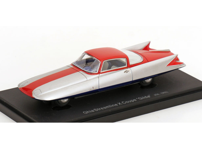 Ghia Streamline X Coupe "Gilda" USA (1955), silver-red