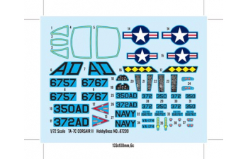 Сборная модель Самолет США TА-7C Corsair II