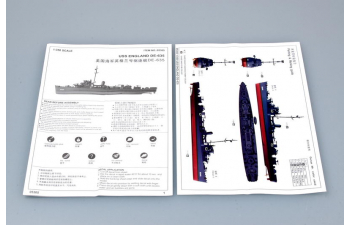 Сборная модель Американский эсминец USS ENGLAND DE-635