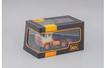 WHITE 7400 Tractor Truck 2-assi (1960), orange / creme