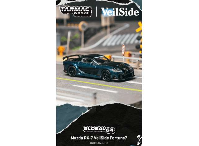 Mazda RX-7 Veilside Fortune, dark blue/black 2026