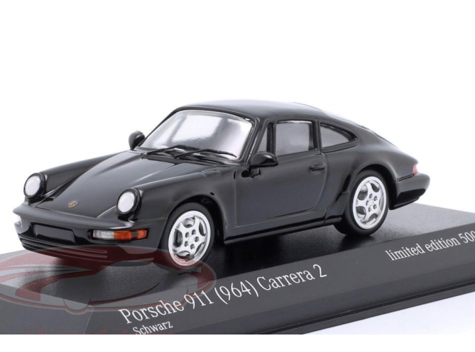 PORSCHE 911 (964) Carrera 2 (1989), black