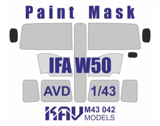 Маска окрасочная на остекление IFA W50 (AVD)