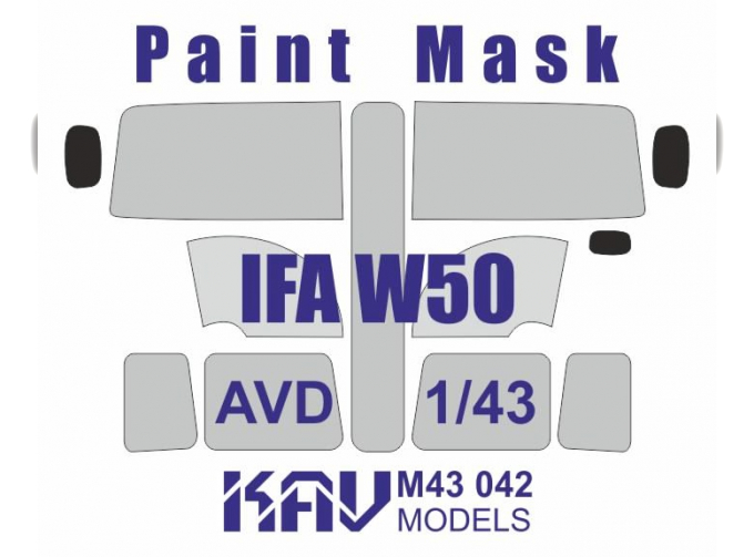 Маска окрасочная на остекление IFA W50 (AVD)