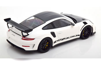 PORSCHE 911 (991 II) GT3 RS Weissach Package (2019), white/carbon-grau