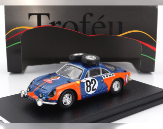 RENAULT A110 Alpine (night Version) №82 Rally Montecarlo (1973) Umberto De Bonis - Maria T.pelossa, Blue Orange