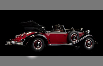 HORCH 853 (1937), two-tone finish red / black