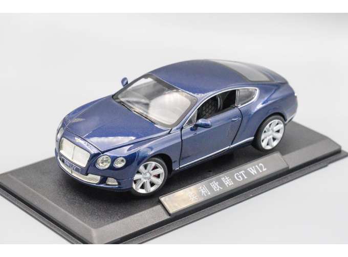 BENTLEY GT W12, blue