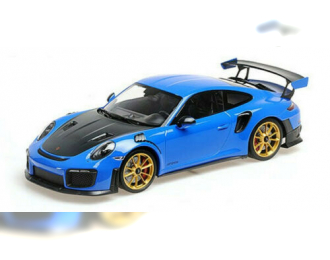 PORSCHE 911 (991.2) GT2RS - 2018 - BLUE W/ GOLDEN WHEELS