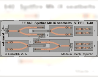 Фототравление Spitfire Mk. IX стальные ремни