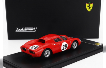 FERRARI 250lm Coupe №26 1000km Paris (1966) David Piper - Mike Parkes, Red