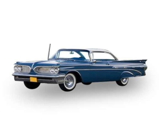 PONTIAC Bonneville Hard Top (1959), blue