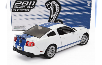 FORD Mustang Gt500 Cobra Coupe (2011), White Blue