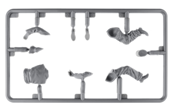 Сборная модель Фигурки немецкий танковый экипаж / Soldier Military Panzer Crew (1944)