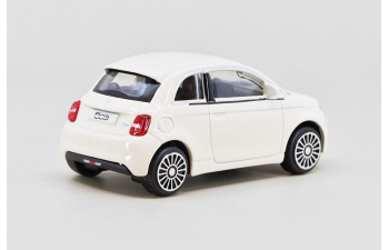 FIAT 500e, white