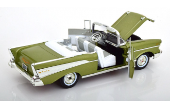 CHEVROLET Bel Air Cabriolet Open (1957), Green Met