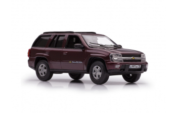 CHEVROLET TrailBlazer GMT360 (2006), dark red metallic