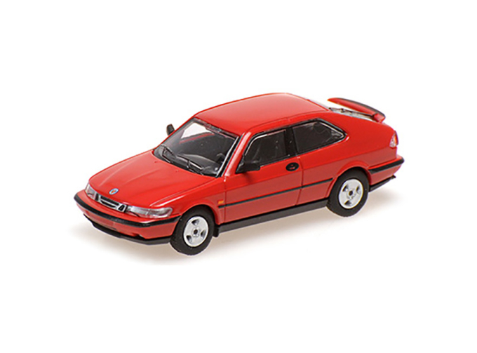 SAAB 900 Turbo 16S (Aero) Coupe (1987), red