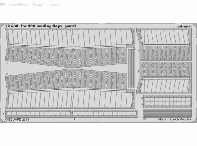 1/48 Фототравление для Fw 200 landing flaps