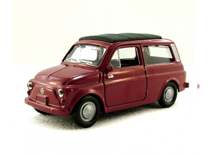 FIAT 500 Giardiniera (1957), серия FIAT 1:43, красный