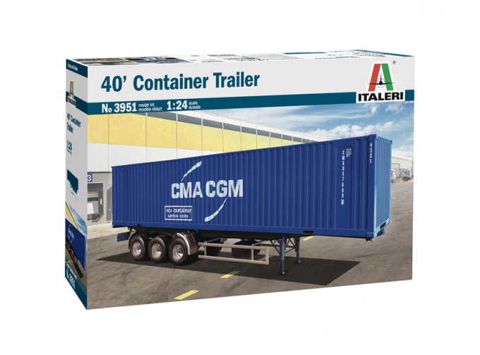 Сборная модель 40' Container trailer
