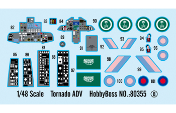 Сборная модель Самолет Tornado ADV