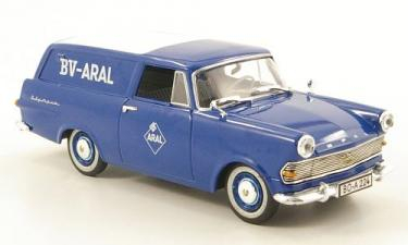OPEL Rekord P2 Caravan «BV-ARAL» 1960, blue