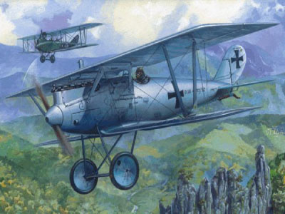 Сборная модель Pfalz D.III World War I