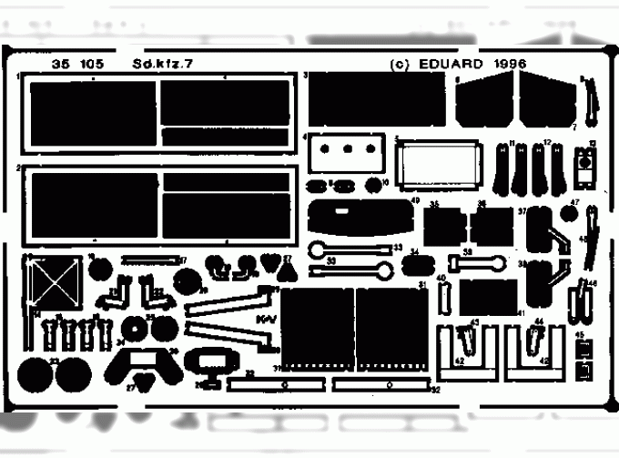 Фототравление для Sd. Kfz.7