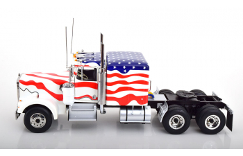 KENWORTH W900 Stars Stripes, white blue red