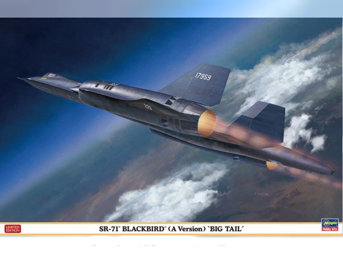 Сборная модель Американский стратегический сверхзвуковой разведчик Lockheed SR-71a Blackbird