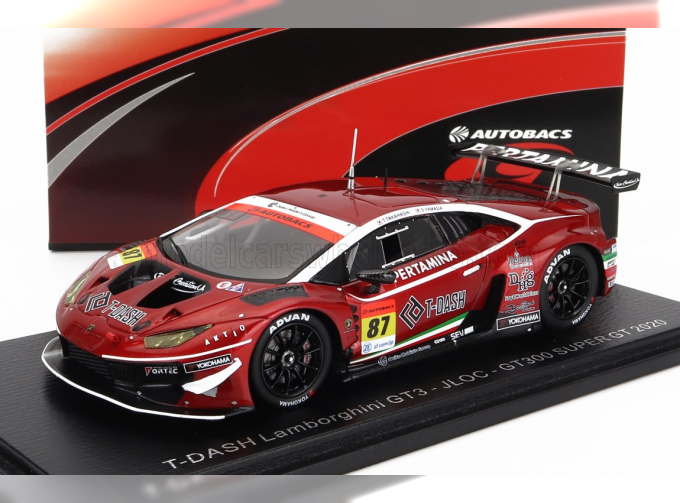 LAMBORGHINI Huracan Gt3 Evo Team Jloc №87 Gt300 Class Super Gt (2020) Y.Motojima - D.Lind, Red Met