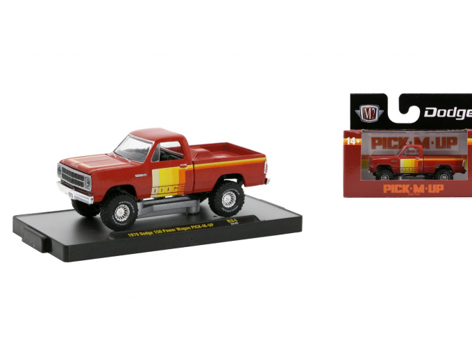 DODGE 150 Power Wagon PICK-M-UP (1979),red