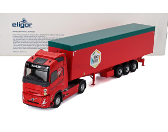 VOLVO Fh Aero 540 Truck Cassone Ribaltabile Naveau Transports (2024), Red