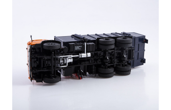 Мусоровоз КО-415А (53213), оранжевый / синий