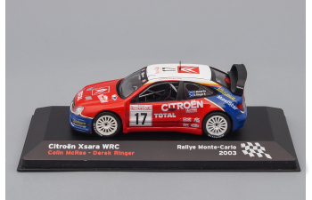 CITROEN Xsara WRC #17 Colin McRae Derek Ringer Rally Monte-Carlo (2003), red