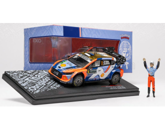 HYUNDAI i20 N RALLY1 TEAM SHELL MOBIS WRT №8 WRC Rally Saudi Arabia (2025) Ott Tanak - Martin Jarveoja - with figures