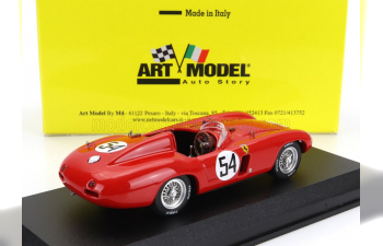 FERRARI 750 Monza Spider №54 Winner Tunisi Gp (1955) Luigi Piotti, Red