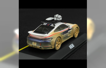 PORSCHE 911 992 Dakar №953 Ahead Coupe (2024), White Blue Red