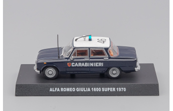 ALFA ROMEO Giulia 1600 Super 1970, dark blue / white