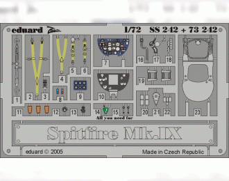 Цветное фототравление для Spitfire Mk. Ix